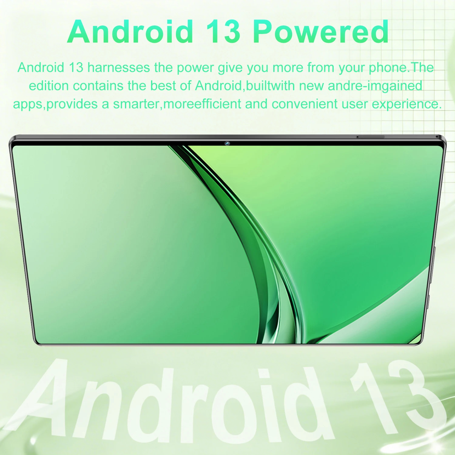 2026 Original Tablet Android13 10.36 Inch HD 16GB+1TB 20000mAh 14 core 5G Dual SIM Bluetooth WiFi GPS Tables
