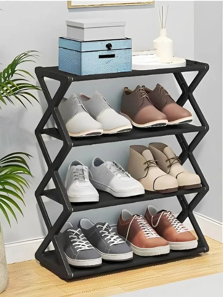 1 Piece 4-tier Shoe Rack 4-tier Shoe Rack 42cm Wide Organizes Multi-layer Detachable Shoe Storage Organizer