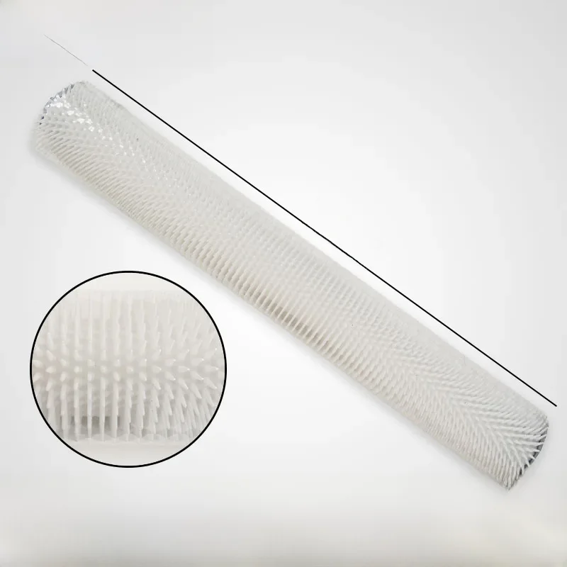 20-calowa osłona rolki z kolcami 48 cm bez ramy Plastikowa głowica rolkowa Samopoziomująca podkładka Wysokość kolca 13 mm/28 mm Narzędzia do malowania podłóg epoksydowych — zdjęcie 2