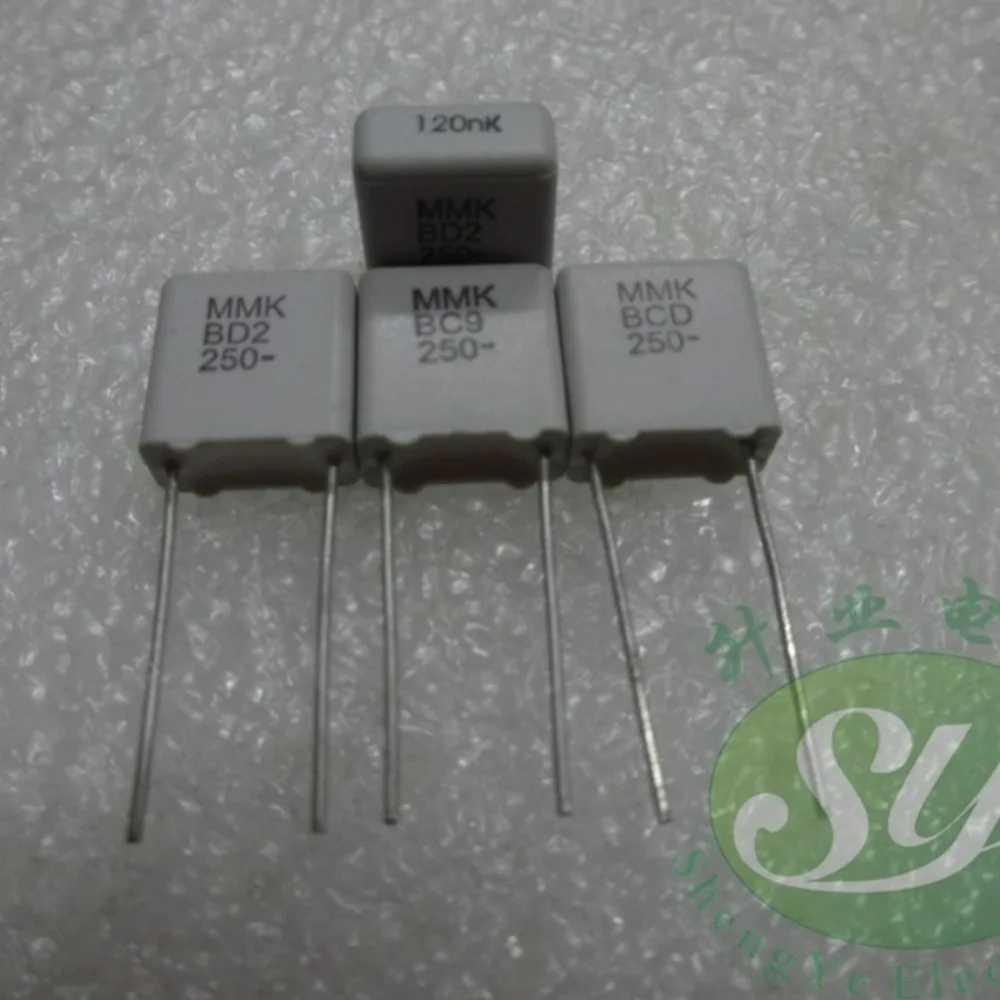 10pcs/lot MMK7.5 0.12uf 250V 120nF u12 124 K Brand New 7.5mm Film Capacitor