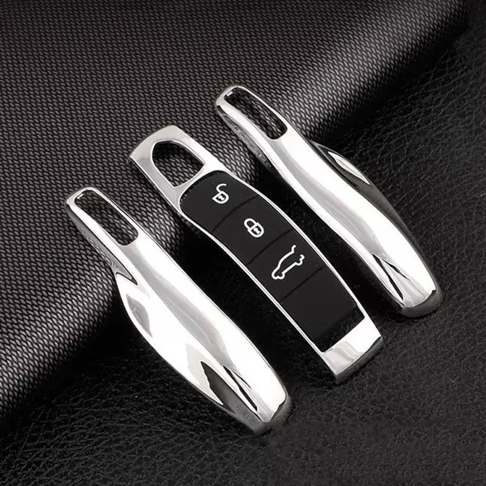 Car Smart Remote Key Case Cover For Porsche Panamera Spyder Carrera Macan Boxster Cayman Cayenne 911 970 981 991 Set Shell