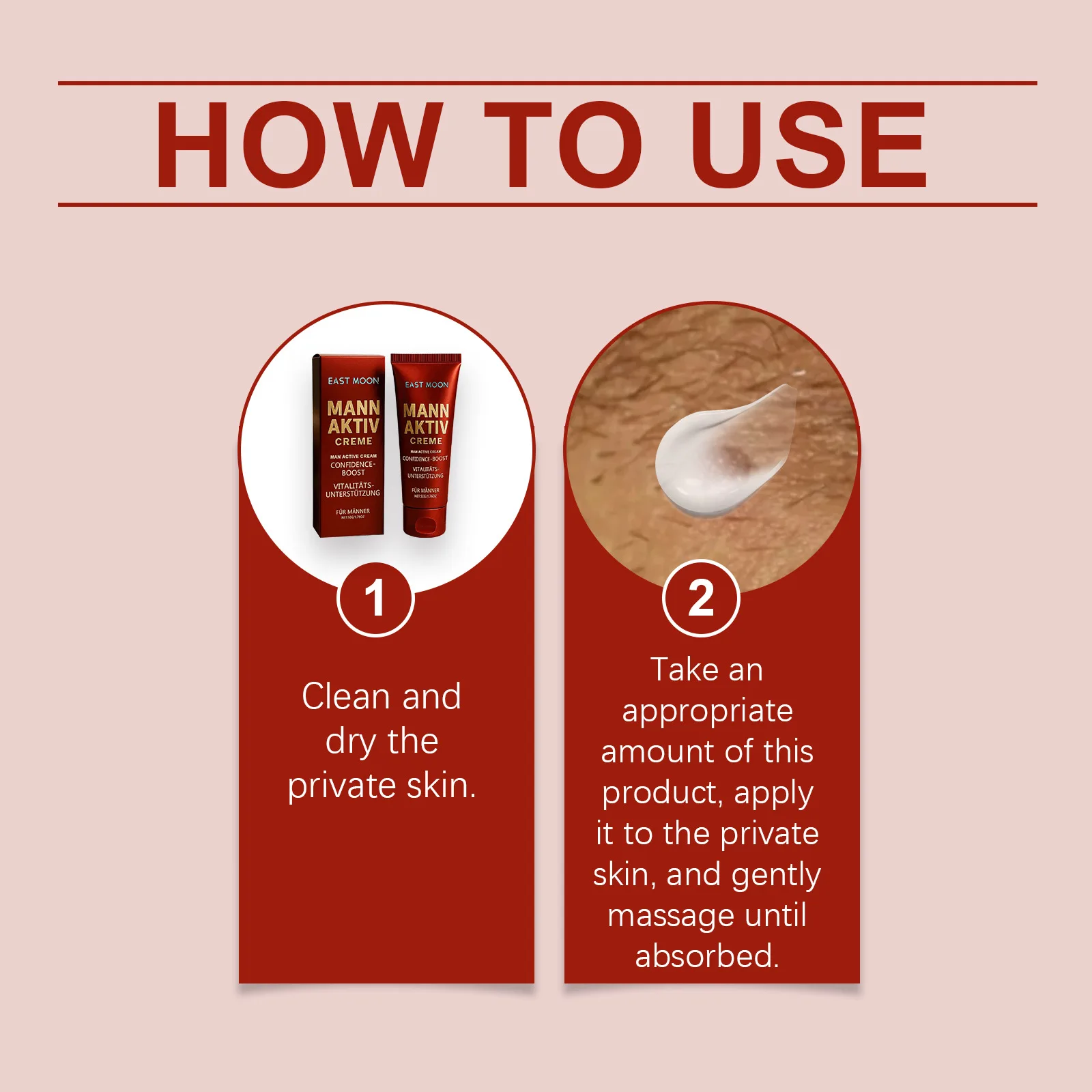 East Moon Vitamin Male Private Area Care Cream Remove Odor Increasing Enlargement Safe Big Size Penis Nourishing Creams For Mans view 7