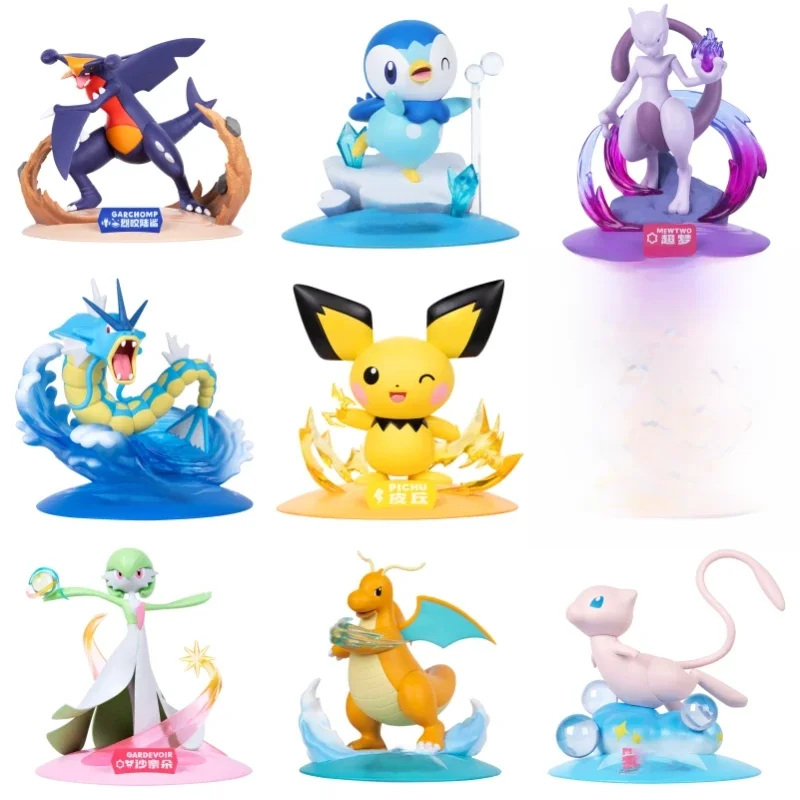 Figurki Pokemon Oryginalne Autentyczne Pikachu Mew Figurka Gardevoir Pichu Model Anime Pocket Monster Zabawka Prezent — zdjęcie 2