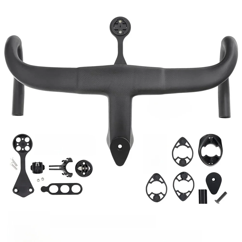 AliExpress Vitchey T800 Carbon Fiber Road Bicycles Handlebar Fully Internal Wiring Integrated Road Bike Handle for F12/F14 Series 1:1 Bicycle Parts