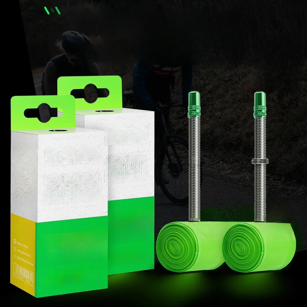 AliExpress CYCLAMI CYCLAMi Ultralight Folding Bike TPU Inner Tube For Bicycle Durable Tire 349 355 406 451 16" 18" 20"French Valve Super Light