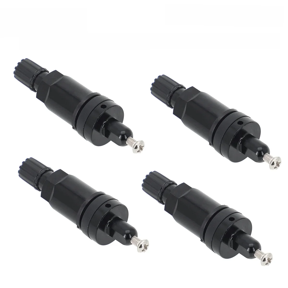Czujnik ciśnienia w oponach TPMS Czarny zestaw naprawczy trzpienia zaworu ze stopu aluminium do GM Chevrolet Cadillac GMC Opel Ford Lincoln — zdjęcie 2