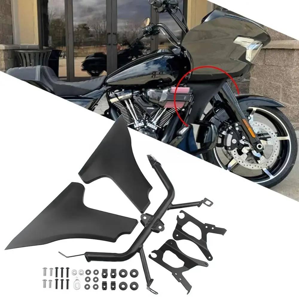 Dla Harley Touring Road Glide FLTRXSE 2023 FLTRX FLTRXSTSE CVO 2024 owiewka do motocykla pokrywa boczna zestaw wsporników panelowych tworzywo ABS — zdjęcie 2