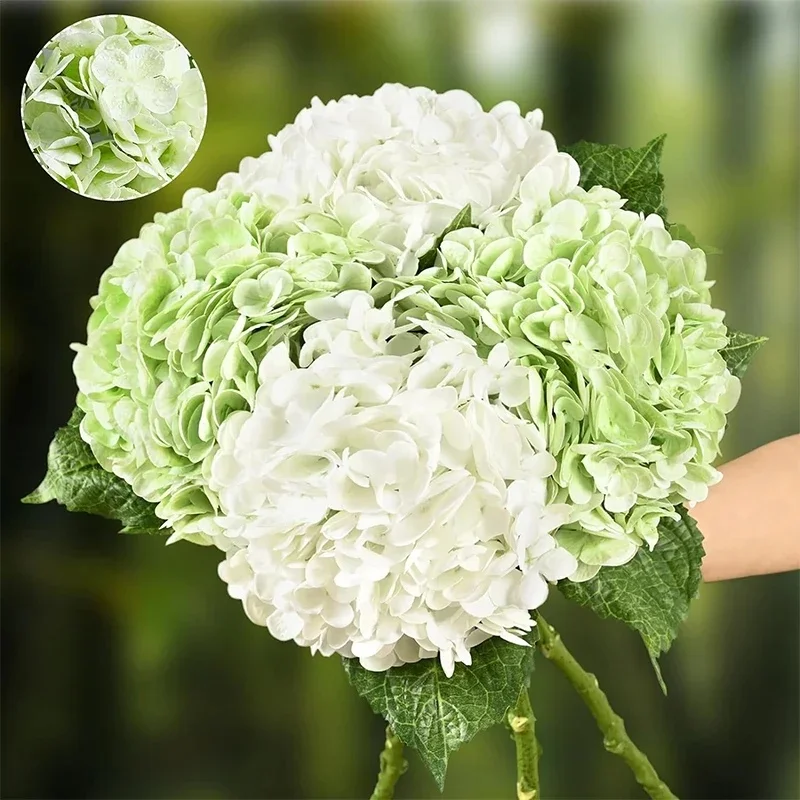 4-delige hortensia kunstbloemen