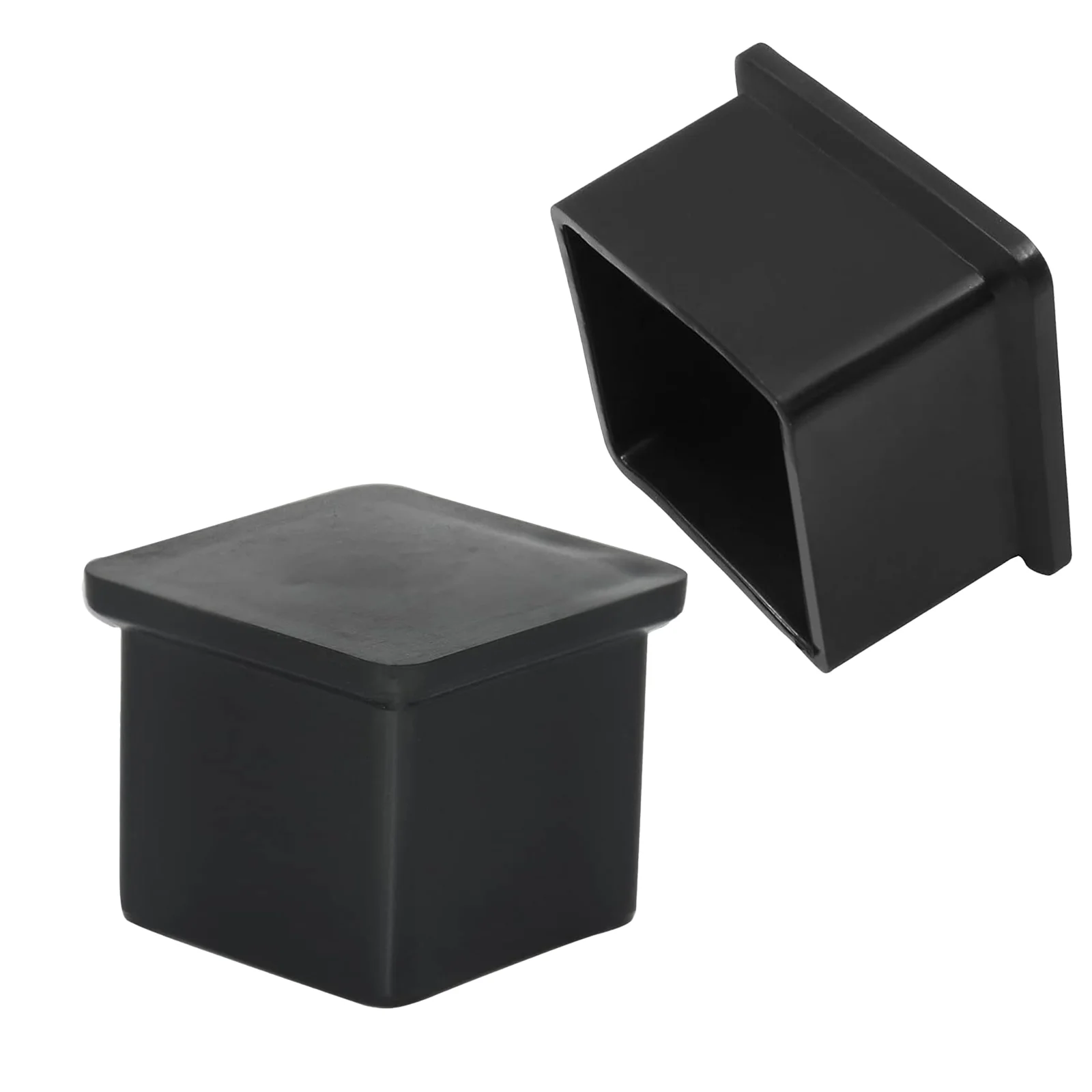 Chair Leg Caps, Furniture Table Covers, Chair Leg Floor Protectors, Square Non-Slip Rubber Leg Tips, Easy to Use, Multiple Uses