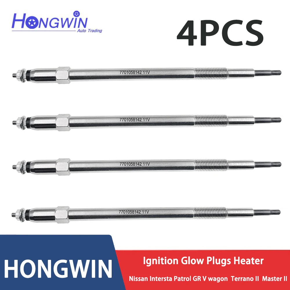 CP-73 Turbo Diesel Heater Glow Plugs 11065-2W202 For Nissan NP300 Interstar Renault Master II 3.0 DCI 11065-2W20A 11065-2W204