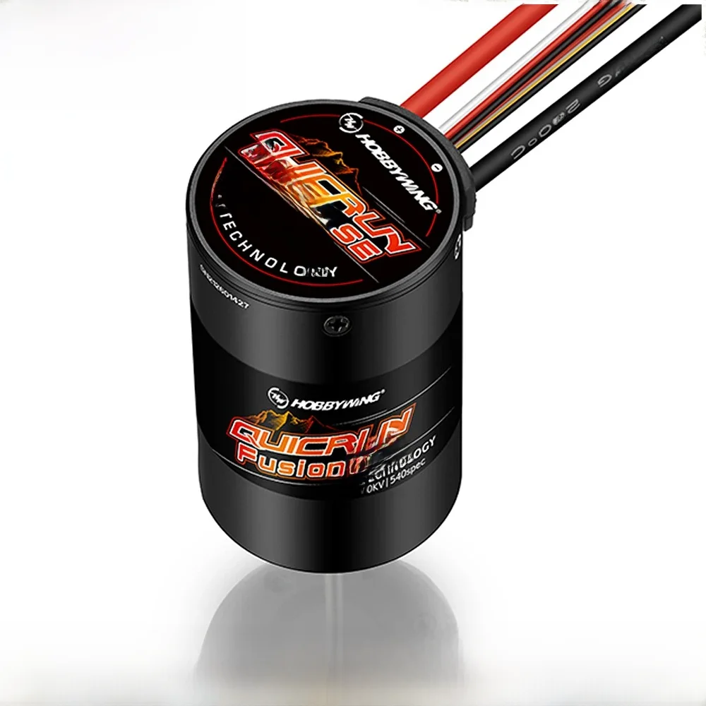 HobbyWing QuicRun Fusion SE 1800KV Wodoodporny bezszczotkowy silnik sensoryczny z wbudowanym ESC 40A 2 w 1 do samochodu wspinaczkowego RC 1/10 RC — zdjęcie 2