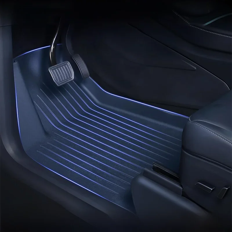 NovaAcc Wszystkie maty podłogowe TPE do Tesla Model Y 3 2021 do 2024 Lewy ster na każdą pogodę Akcesoria samochodowe do wnętrz samochodowych — zdjęcie 2
