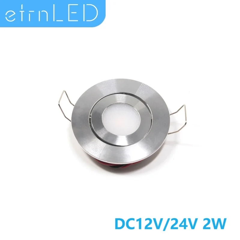 

etrnLED Ultra Thin LED Recessed Downlights Dimmable Ceiling Spotlights Slim Round Panel Light for Interior Home Cabinet 12V 24V