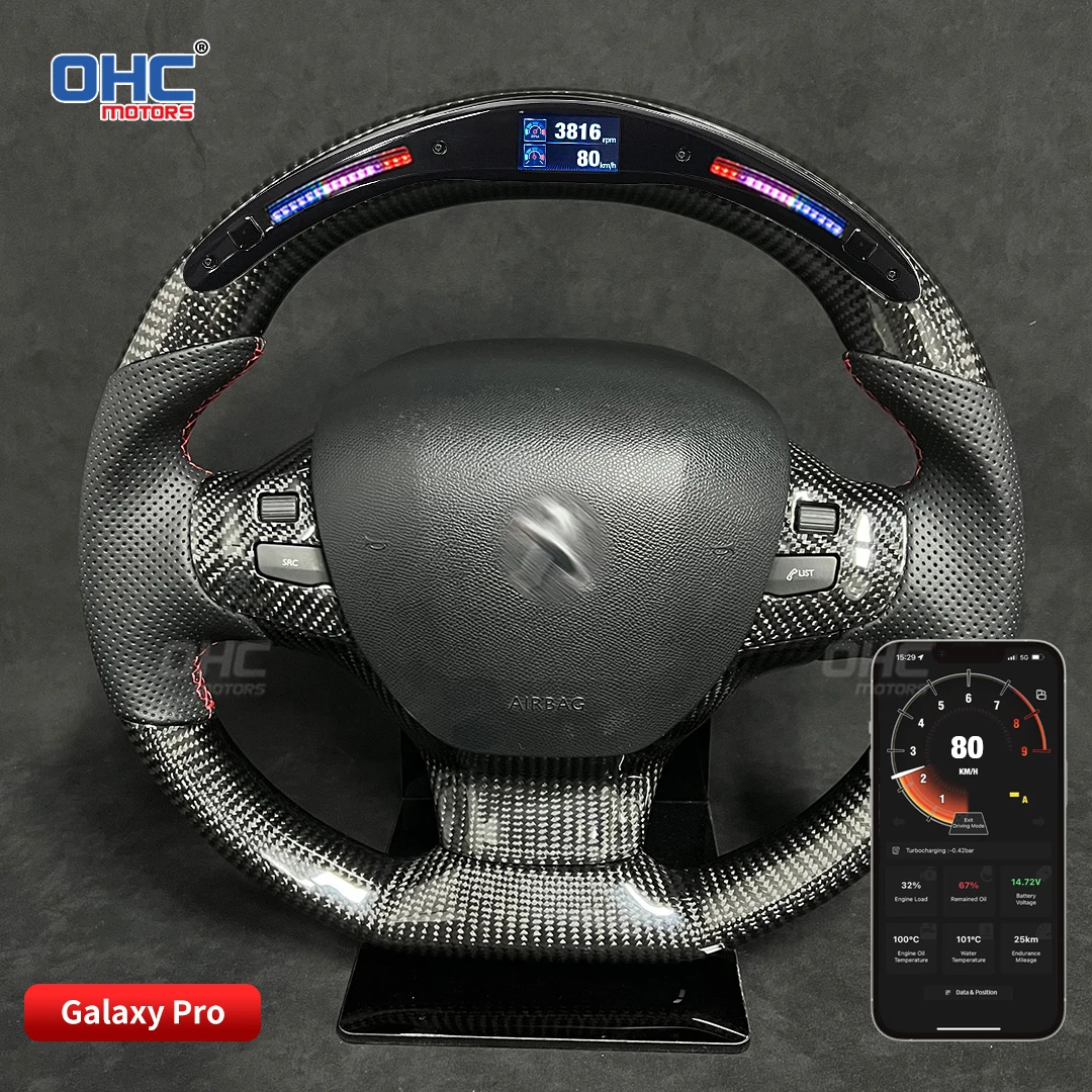 OHC LED Display Steering Wheel Compatible for Peugeot 308