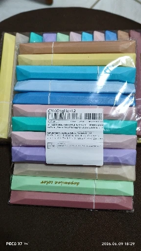 12pcs Quadrilateral Highlighter pens - Vibrant Random Colors, Smear-Proof Markers for Students & Office Use photo review