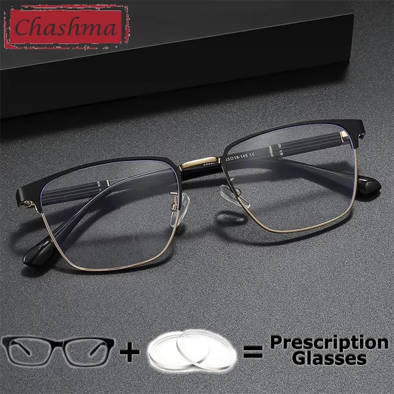 

Gentlemen Prescription Lenses Optical Myopia Glasses Anti Blue Ray Computer Working Progressive Eyewear Astigmatism for Student