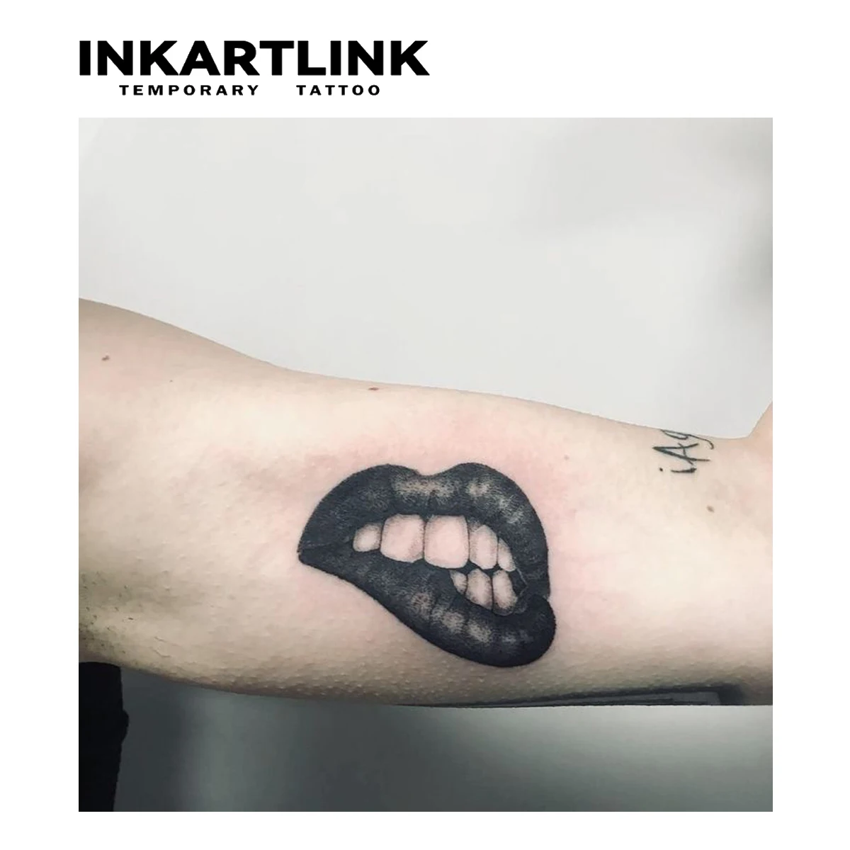 Lip-biting Temporary Tattoo,Lasts To 15 Days New Technology Magic Waterproof Semi Permanent Sticker.