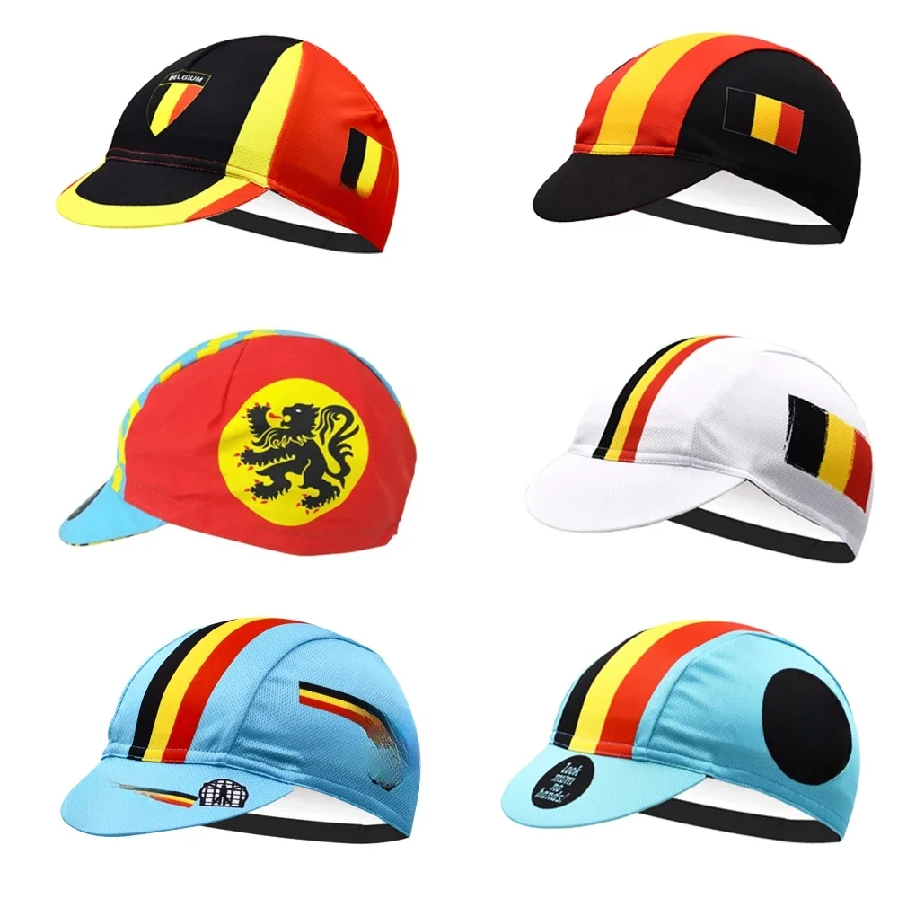 AliExpress NONE Classic Retro Belgium Cycling Cap Summer Breathable Racing MTB Bicycle Hat