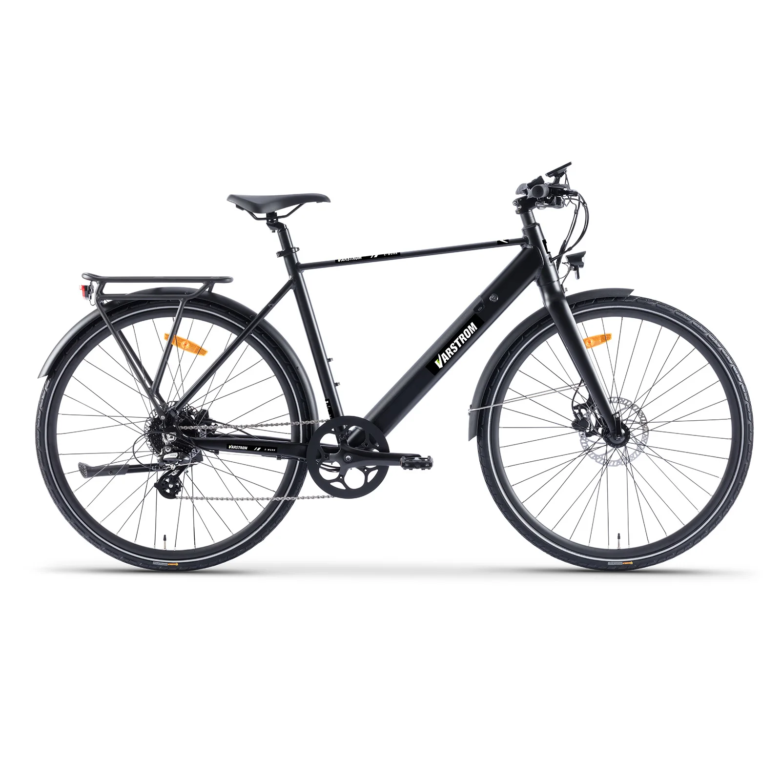 [3 dagen levering] Elektrische stadsfiets, 250 W achtermotor, 36V 10Ah accu, tot 100 km bereik, max. snelheid 25 km/u, kleurrijk LCD-scherm, instapmodel E-stadsfiets voor mannen en vrouwen, verzending