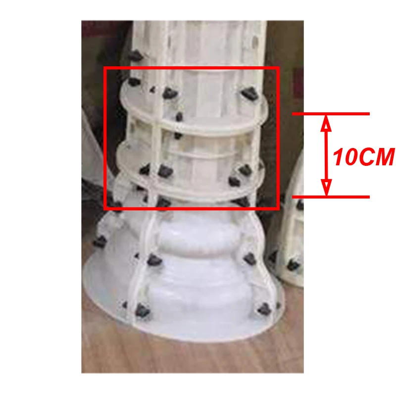 15cm/5.9 cali okrągła kolumna ślub ceremonia strona dekoracji wielokrotnego użytku formy cokole kwiat siedzenia gipsu formy do betonu