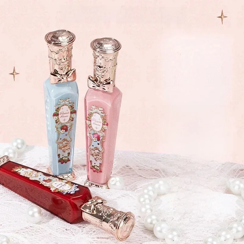 Flower Knows fraise Rococo série nuage crème pour les lèvres brillant à lèvres longue durée velours teinte rouge à lèvres pour les femmes cosmétique