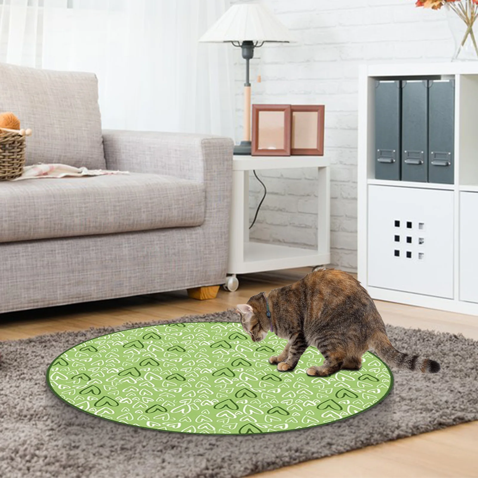 Cat Ball Hunting Exercise Mat Simulate Cat Interactive Hunting Toy Indoor Cat Exercise Mat Boredom Relief Cat Toy For Kittens