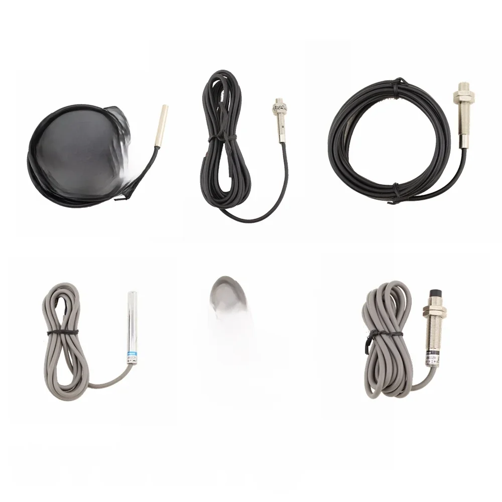 Indukcyjny czujnik zbliżeniowy 4mm M5 M6 M10 12V DC 220V AC NPN PNP NO NC 1mm 2mm odległość wykrywania metalowy czujnik przełączniki — zdjęcie 2