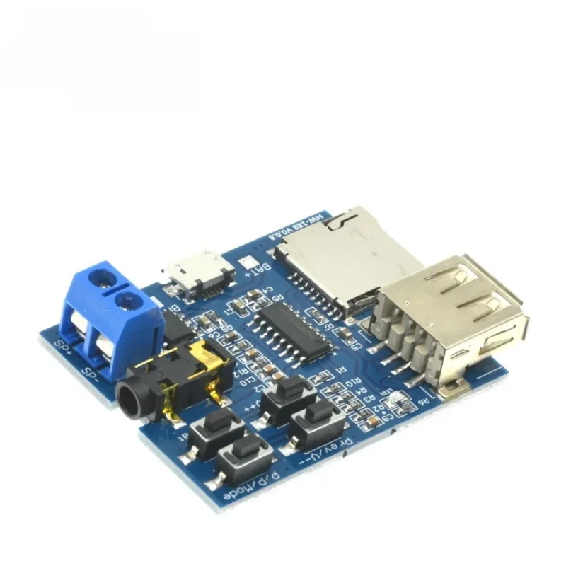 Carte décodeur MP3 non destructive – Amplificateur intégré pour carte TF et disque USB – Module lecteur audio