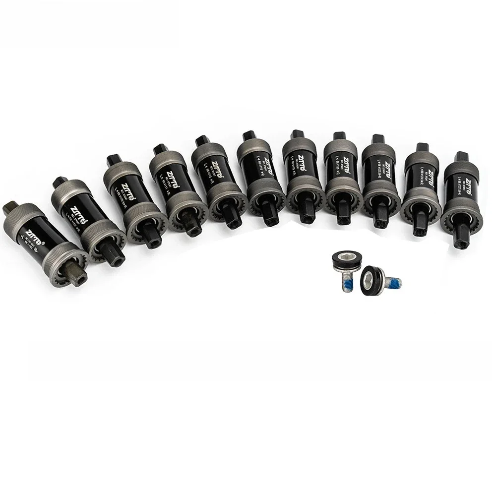 AliExpress NONE ZTTO Bicycle BSA Bottom Bracket 111 113.5mm 122.5mm Quare Hole Crank Axis bicycle parts BB for Square Tapered Spindle Crankset