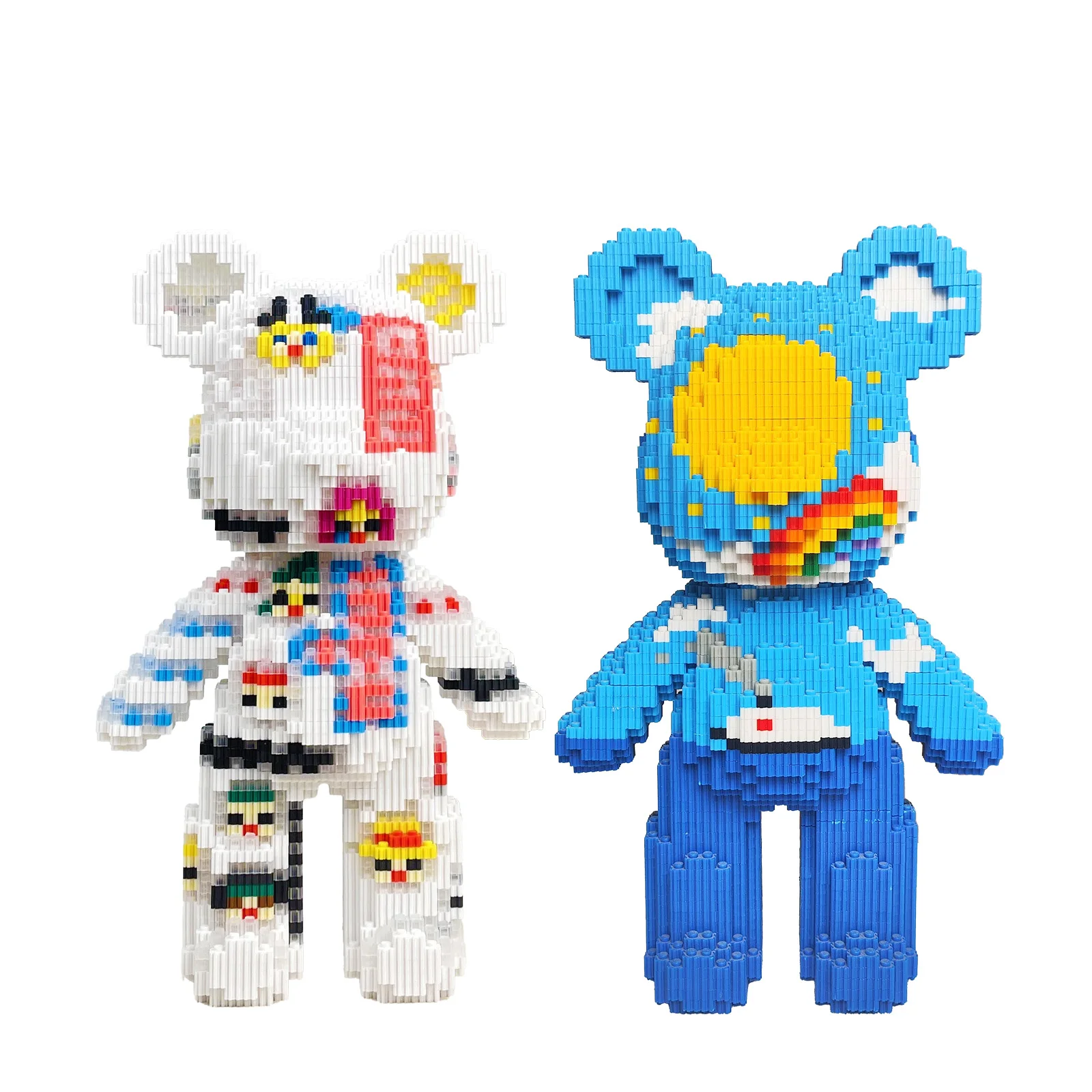 

Механические строительные блоки Solstice Bear — 6,950 + пластиковый набор «сделай сам» с коробкой для хранения, креативное развлечение для всех возрастов