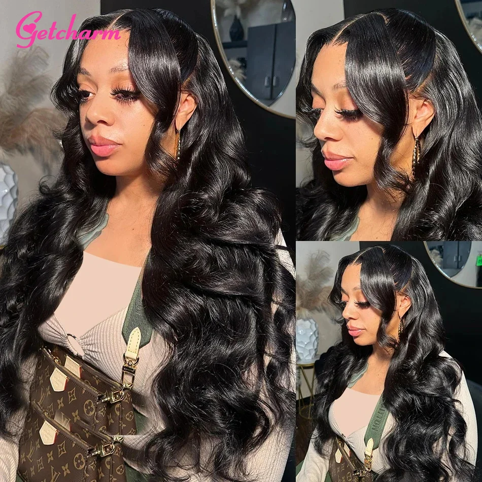 13x4 Lace Frontal Human Hair Wig Body Wave Glueless Wig Human Hair Ready To Wear 13x6 Body Wave Lace closure wig Pre Cut