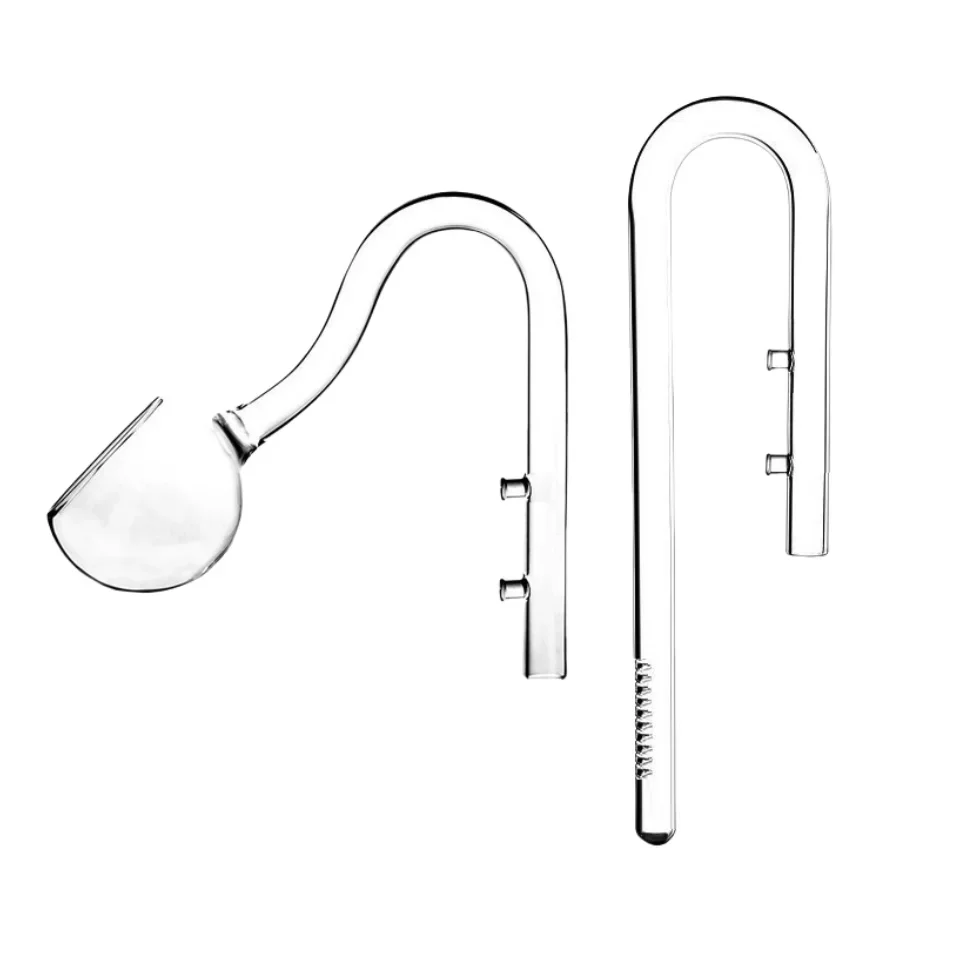 13 mm/17 mm hohes Borosilikatglas-Aquarium-Inflow-/Outflow-Rohr – Aquarium-Filterrohr für Süßwasser-, Salzwasser- und Pflanztanks