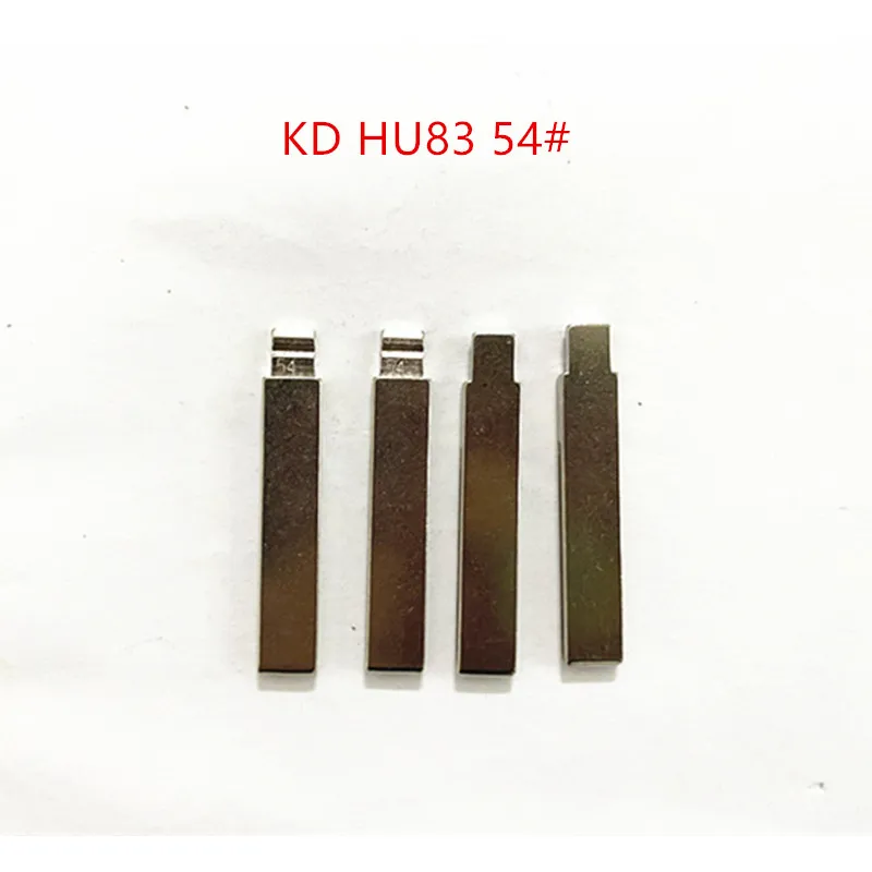 10pcs/lot #54 HU83 KD BLADE Metal Blank Uncut Flip KD/VVDI Remote Key Blade for Peugeot