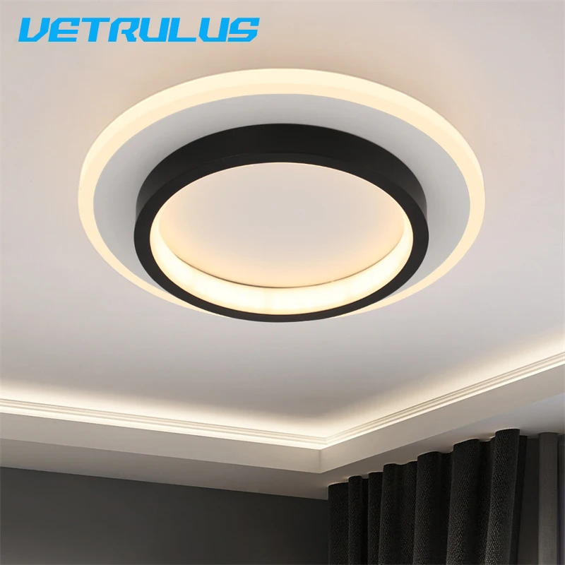 

Modern Acrylic Ceiling Lamp Round Led Corridor Bedroom Cloakroom Living Room Luminair Entrance Chandelier Pendant Balcony Lustre