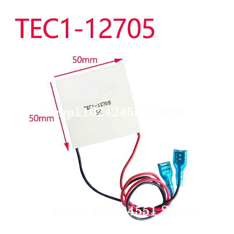 TEC1-12705 50x50 Semiconductor Refrigeration Chip Hot Spot Cooler Suitable For Water Dispenser Car Refrigerator DC12V 50*50mm