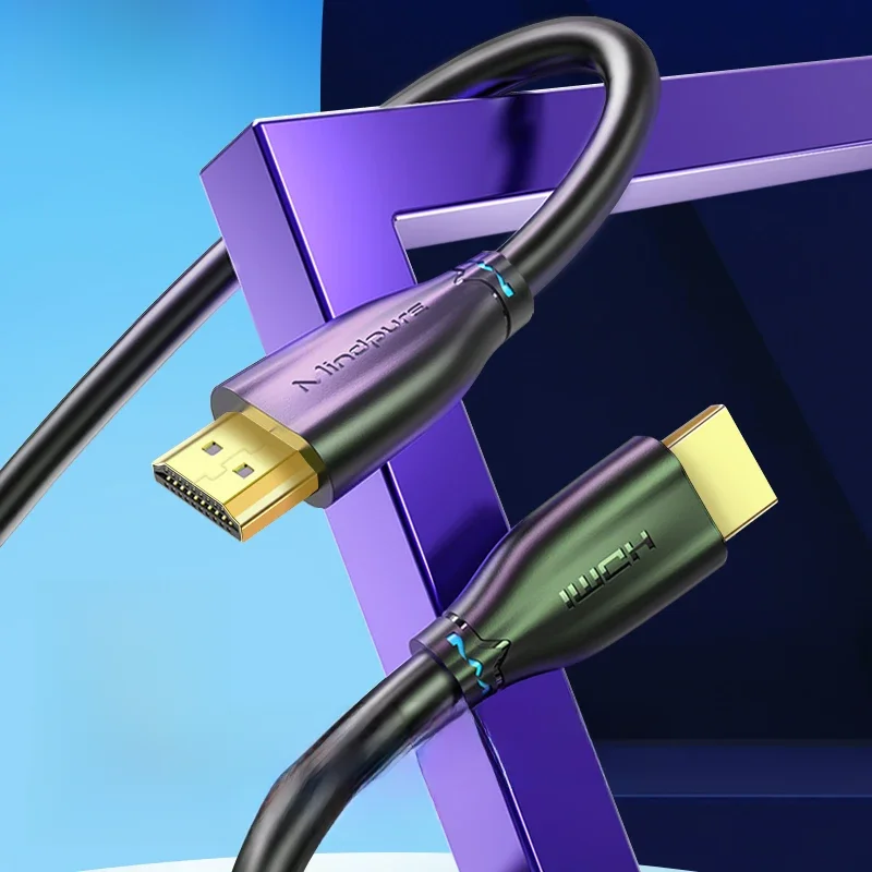Mindpure 8K HDMI-Compatible Cable for PS5 TV Projectors Monitor HDMI 2.1 Ultra High Speed 8K@60Hz Cable 48Gbps eARC Dolby Vision