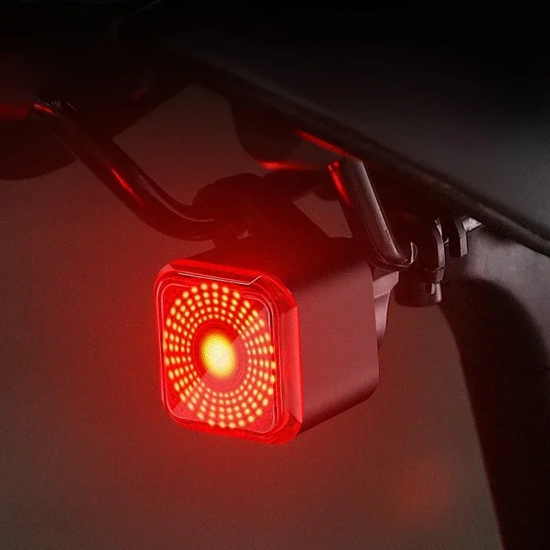 AliExpress West Biking WEST BIKING Bike Tail Light Smart Sensing MTB Road Bike Rear Light IPX5 Waterproof Type-C Charging Taillight Cycling Accessory