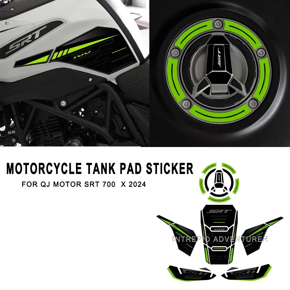 

For QJ Motor SRT 700 X 700X 2024 Limited Edition 3D Epoxy Resin Motorcycle Tank Pad Protection Sticker New Decorative Decal