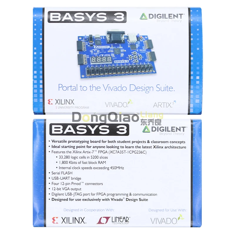 In stock: For Digilent Basys3 Artix-7 Xilinx FPGA development board 410-183