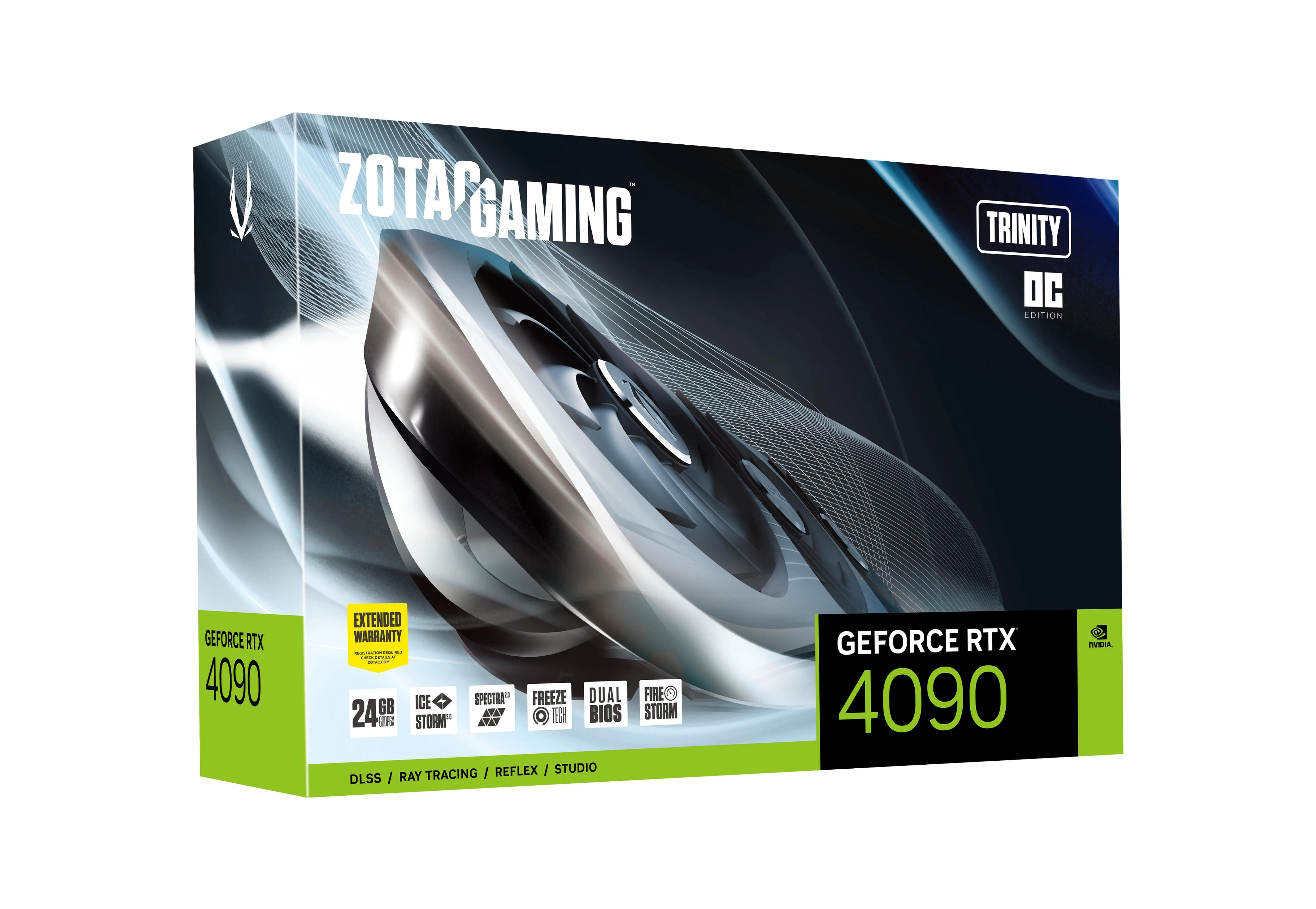 جديد في المخزون على Geforce Rtx 4090 Trinitty 24gb Gddr6x G-p-u