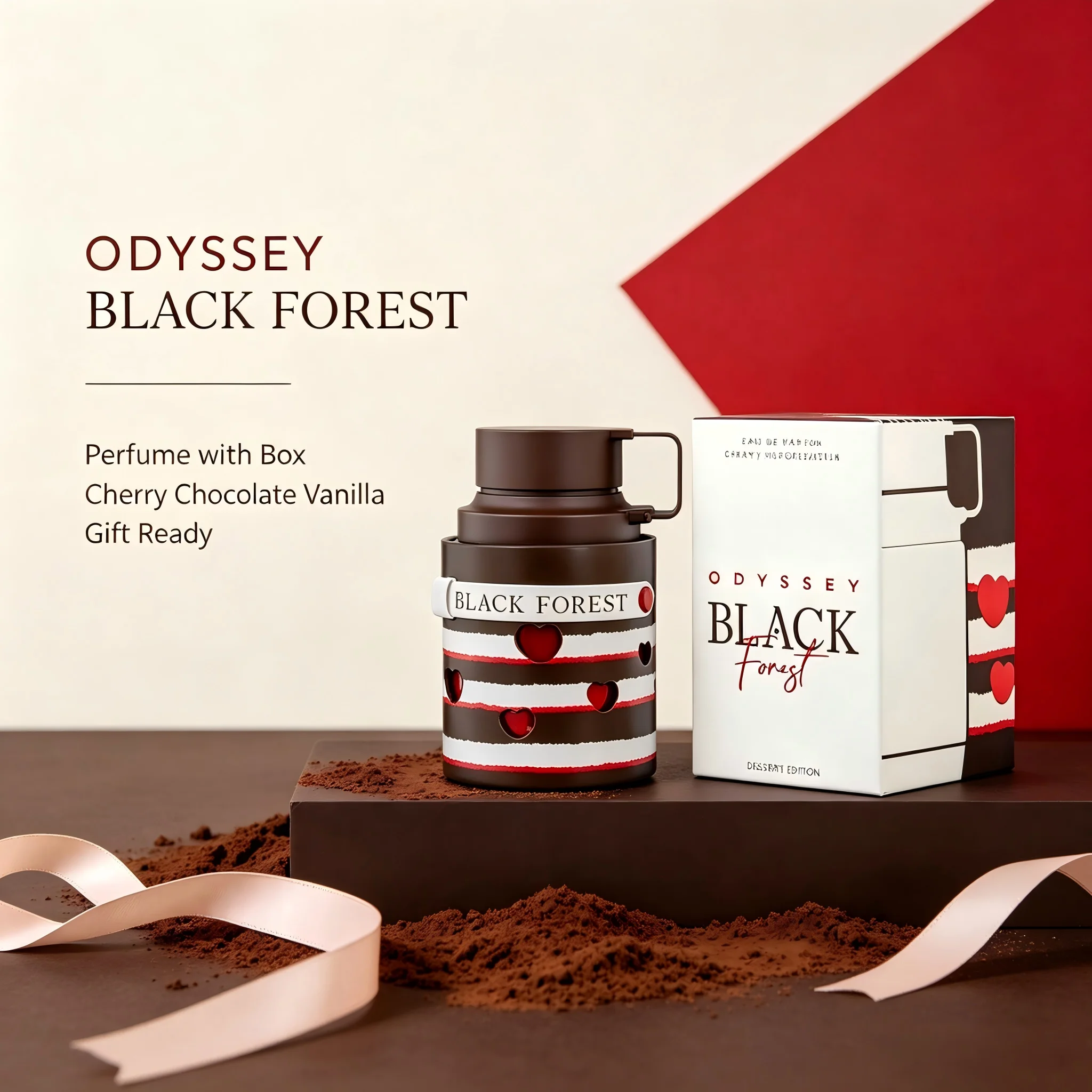 Perfume Fragrance Vanilla - Armaf Odyssey Black Forest Unisex EDP,