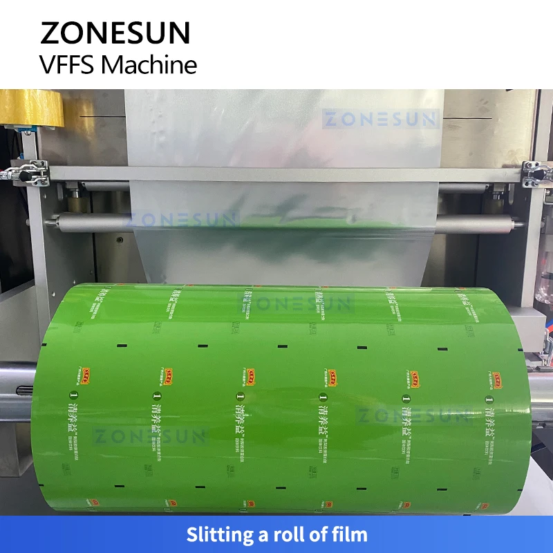 Zonesun ZS-FSFM6 bustina macchina imballatrice forma verticale riempimento sigillo macchina sacchetto di plastica sigillatrice coclea Filler