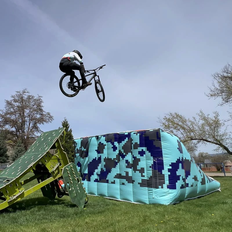 익스트림 스포츠 빅 에어 BMX MTB 프리스타일 모토크로스 랜딩 백 백 플립 훈련을 위한 풍선 FMX 에어백 랜더 스턴트 에어백