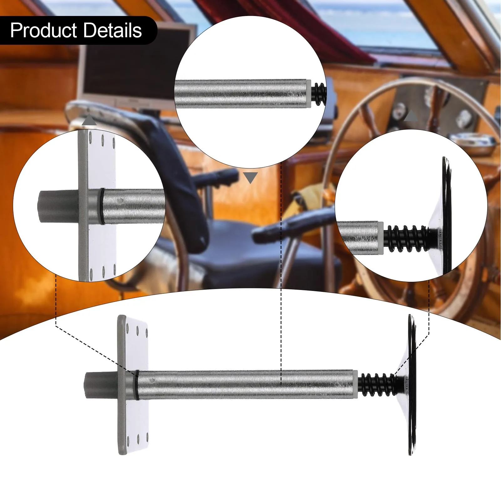 ชุดติดตั้งฐานแท่นรองที่นั่งเรือสำหรับกิจกรรมกลางแจ้ง เรือโป๊ะทุ่น เรือเดินทะเล ฐานแท่นรองหมุนได้อเนกประสงค์