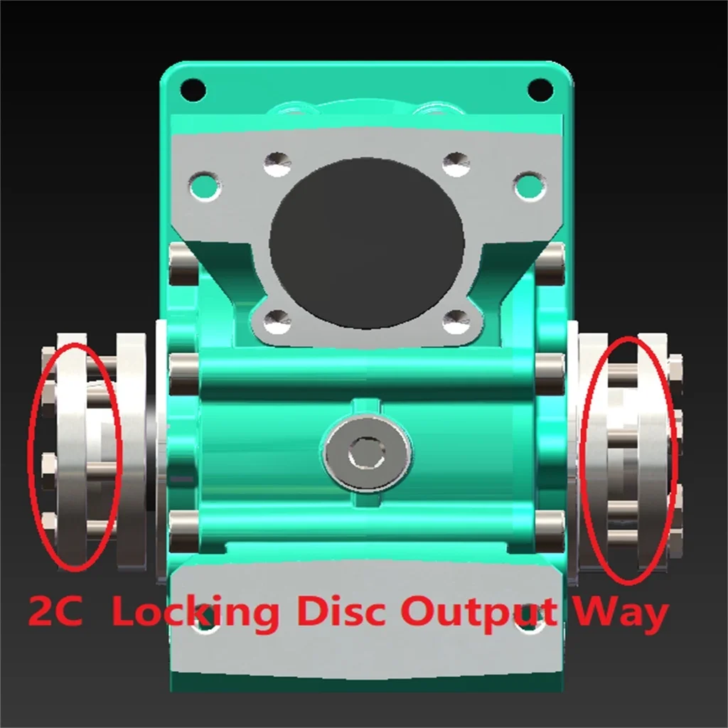 CHENYUE worm gear reduer worm gearbox CYCM110-C1 Output hole 42mm Input 19/24/28/38mm Free maintenance