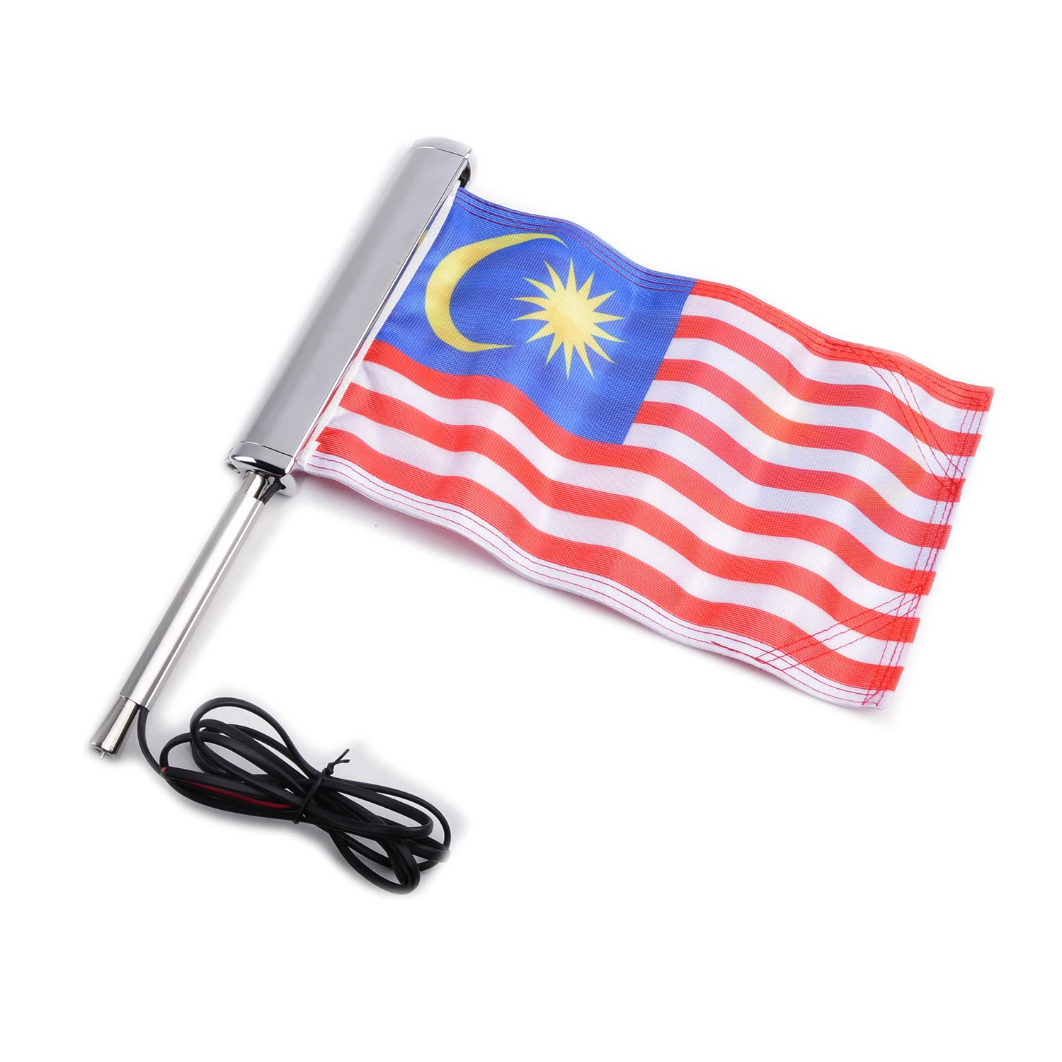 Accessori moto LED flagpole Gold wing GL1800 per honda Popular Malaysia Passenger tour Flag Group pennone Group-PANICAL