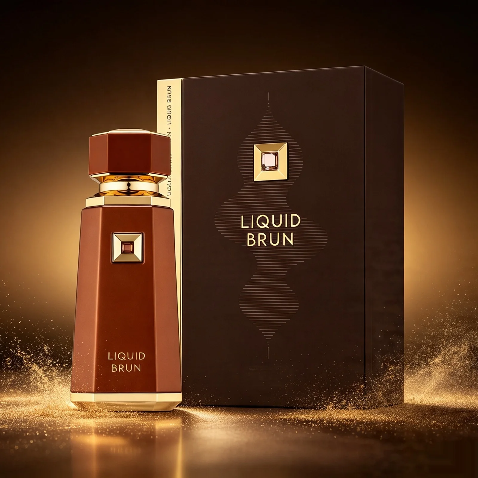 Liquid Brun Perfume Male 100ml, Sweet and Woody Oriental Fragrance, Elegant and Stripping Aroma