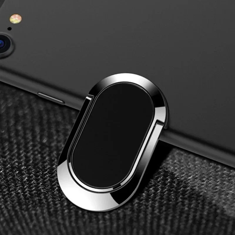 Support de prise de téléphone portable en métal de luxe universel, Rotation à 360 degrés, anneau de doigt, Support magnétique pour voiture, accessoires