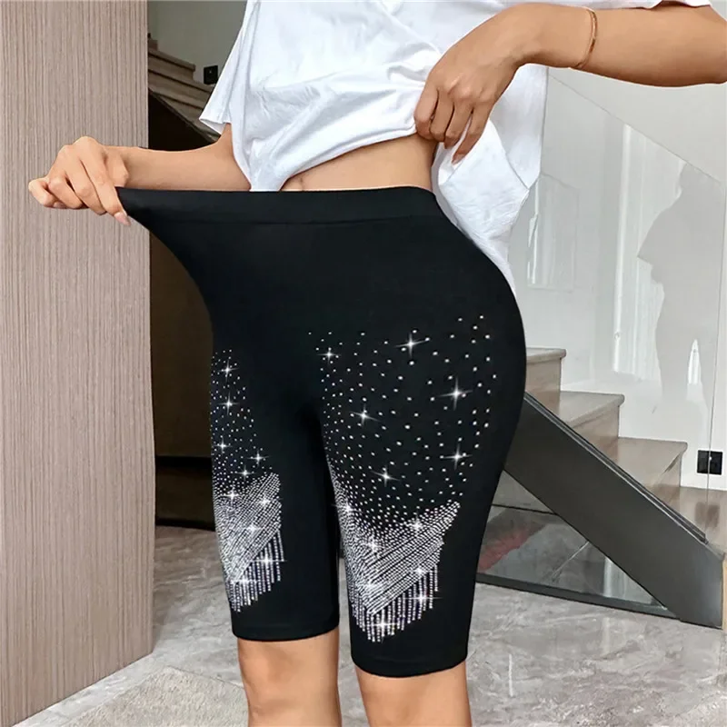 AliExpress MOONBIFFY Women Thin Fitness Short Pants Ladies High-Waist Summer Shorts Bottom Biker Cycling Shorts Bodycon