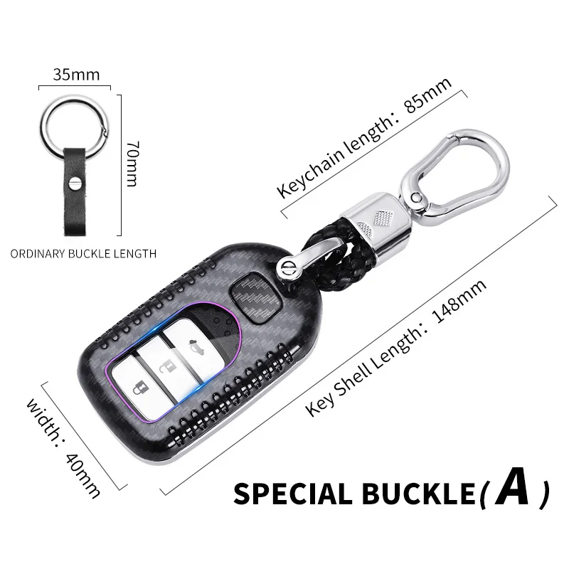 1PCS Special Buckle Key Case Listing for Honda Models - Premium Protection and Style for Your Car Keys